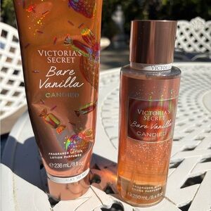 Victoria's Secret Bare Vanilla Candied Lotion & Mist - Bronze